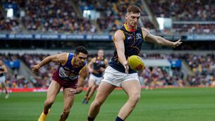 <p>CODE-BREAKER: Mark Keane of the Crows in action. Pic: Russell Freeman, Getty Images</p>