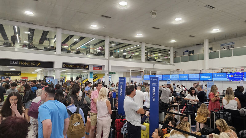 Passengers queueing at check-in desks at London Gatwick Airport, amid reports of widespread IT outages affecting airlines, broadcasters and banks. Picture: PA Passengers queueing at check-in desks at London Gatwick Airport, amid reports of widespread IT outages affecting airlines, broadcasters and banks. Picture: PA