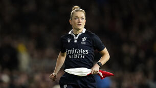 <p>TRAIL BLAZER: Hollie Davidson will become the first female official to referee South Africa in a Test match. Picture: Andrew Matthews/PA</p>