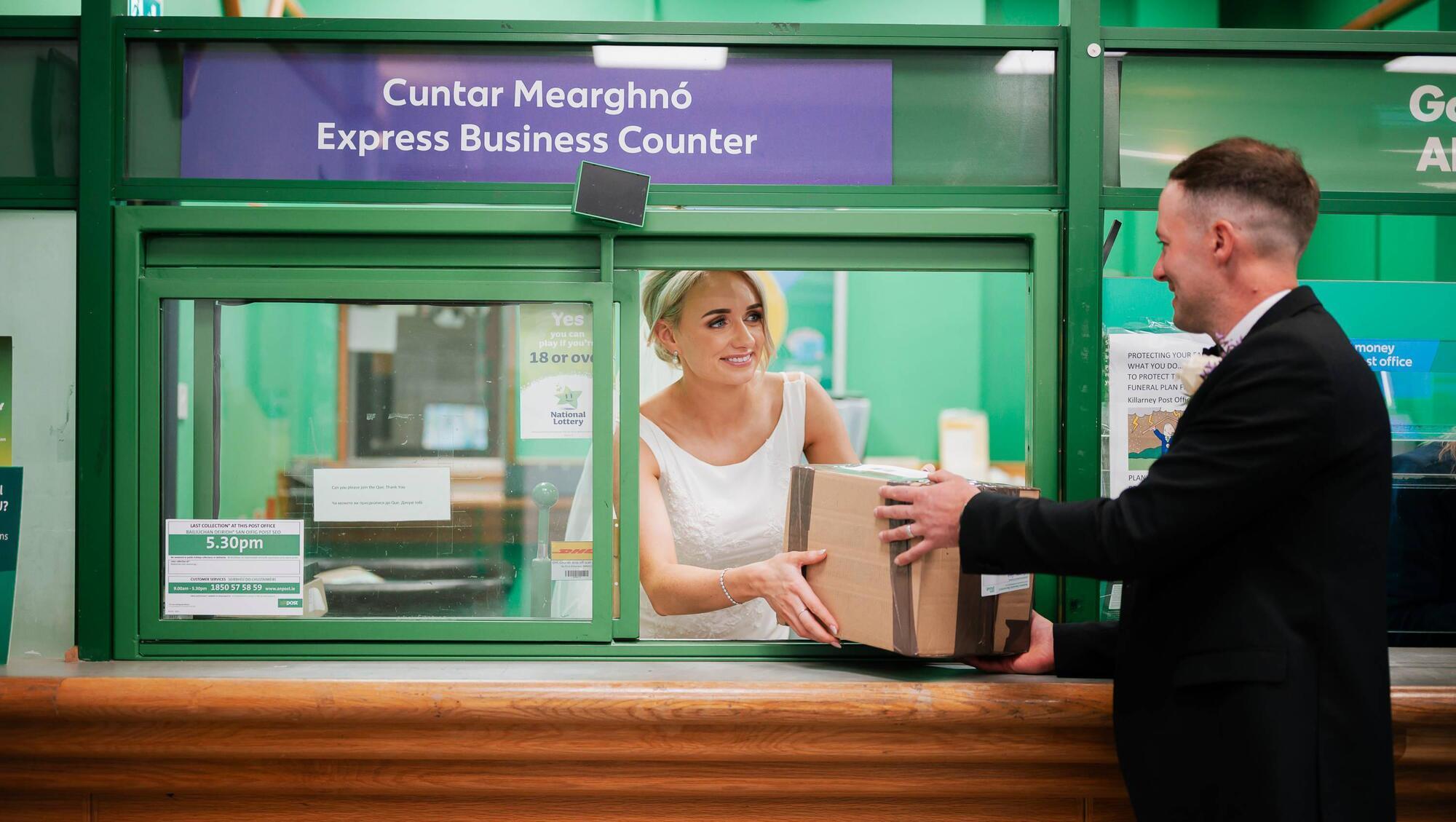 Wedding of the Week: Sealed with a kiss at Killarney post office