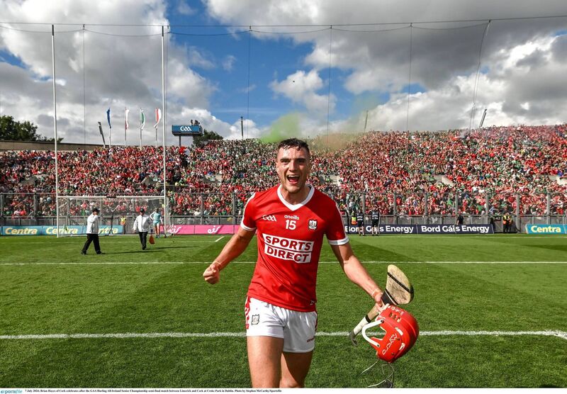 Brian Hayes celebrates after the GAA Hurling All-Ireland Senior Championship semi-final match between Limerick and Cork at Croke Park in Dublin. Photo by Stephen McCarthy/Sportsfile Brian Hayes celebrates after the GAA Hurling All-Ireland Senior Championship semi-final match between Limerick and Cork at Croke Park in Dublin. Photo by Stephen McCarthy/Sportsfile