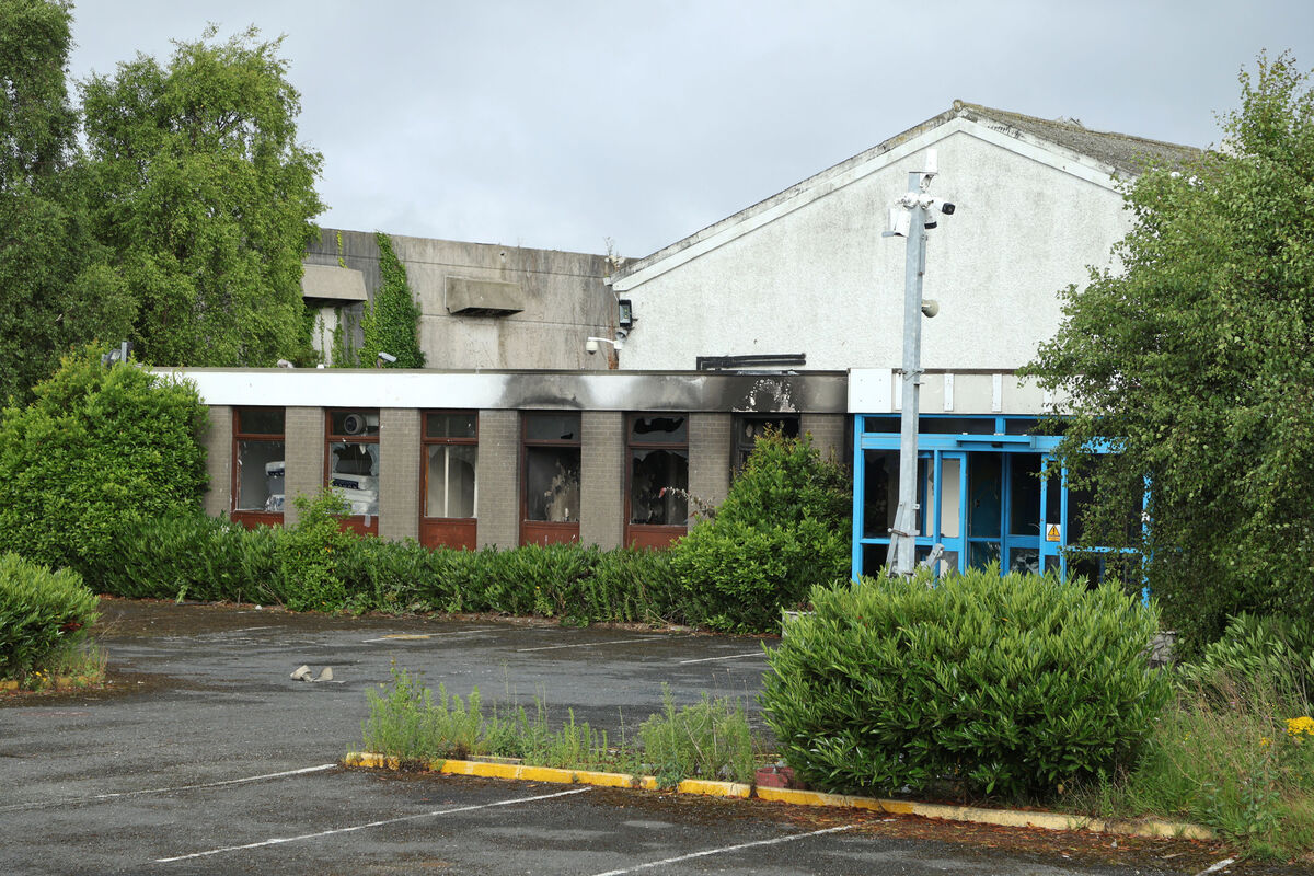  The old Crown Paint factory in Coolock had been earmarked to house international protection applicants. Picture: Colin Keegan/ Collins Dublin
