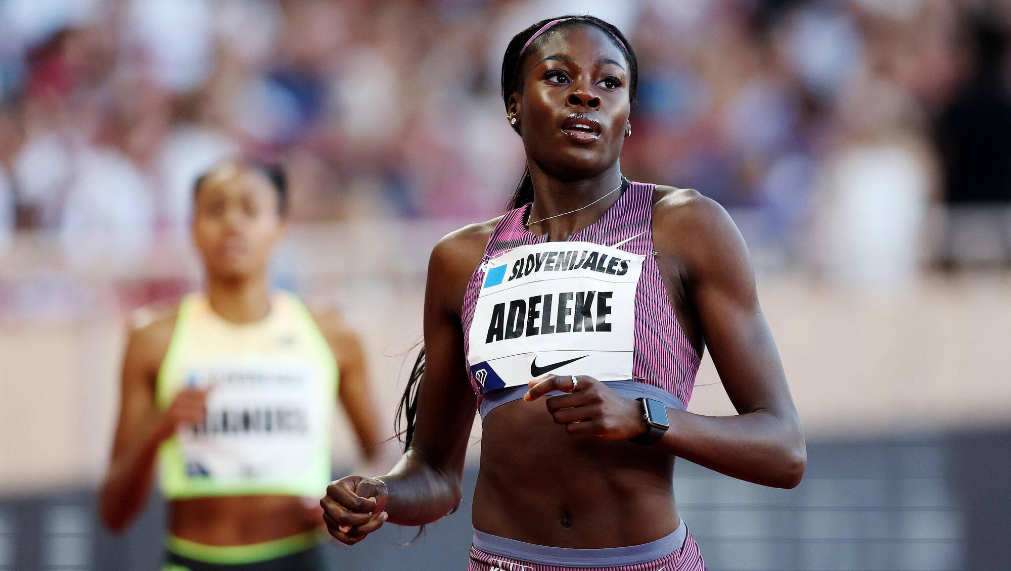 Adeleke just misses Irish 200m record with fifth-place at London Diamond League meeting