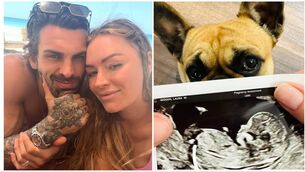 <p>Adam Collard and Laura Woods are expecting their first child together. Pictures: @adamcollard</p>