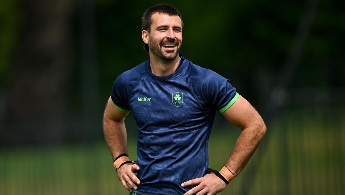 Harry McNulty during the Team Ireland Rugby Sevens captain's run at the Parc Départemental des Sports de Marville. Picture: David Fitzgerald/Sportsfile Harry McNulty during the Team Ireland Rugby Sevens captain's run at the Parc Départemental des Sports de Marville. Picture: David Fitzgerald/Sportsfile