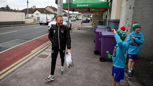 <p>LOI CONCERN; Jack Doherty of Cork City arrives before the SSE Airtricity Men's First Division match between Cork City and Bray Wanderers at Turner's Cross in Cork. Photo by Michael P Ryan/Sportsfile</p>