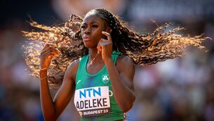 <p>A to Z: Ireland's Rhasidat Adeleke before running in her heat of the Women’s 400m. Pic: ©INPHO/Morgan Treacy</p>