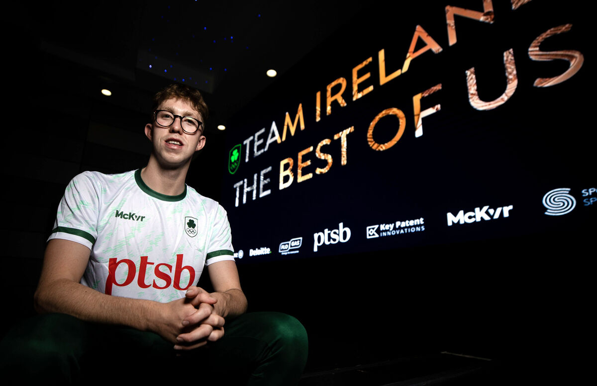 Team Ireland Swimming Media Day with Daniel Wiffen. Pic: ©INPHO/Nick Elliott. Team Ireland Swimming Media Day with Daniel Wiffen. Pic: ©INPHO/Nick Elliott.