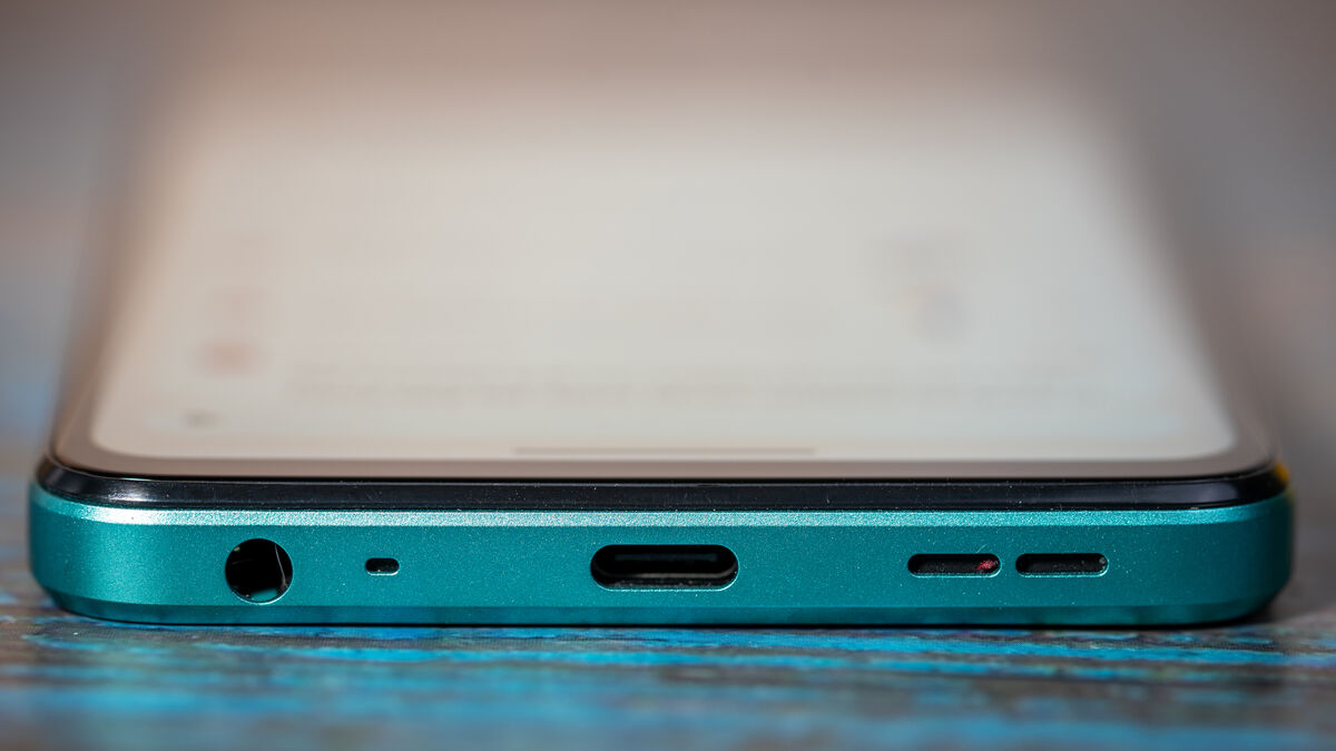 You can use your wired headphones with the Pulse Pro, which only has mono speakers. Picture: Noel Campion.