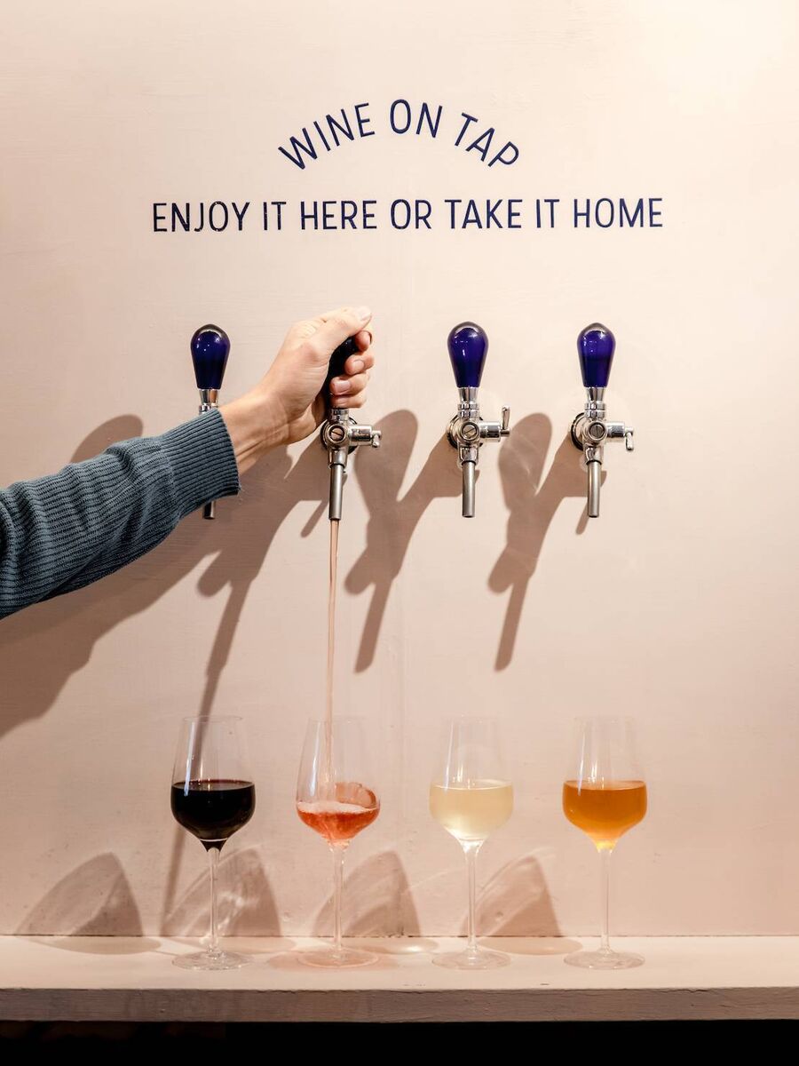 KASK's wine taps