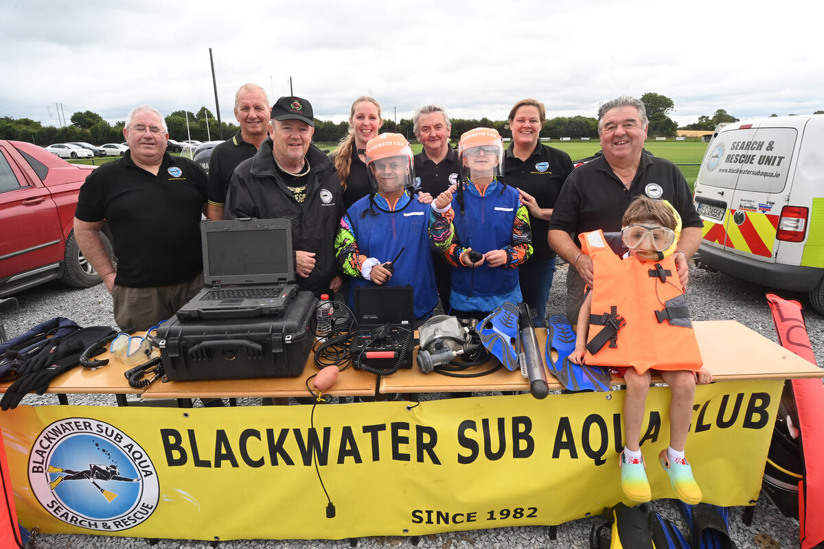 Lukas, Darragh, and Darragh with members of Blackwater Sub Aqua Club at the Cúl Eile summer camp in Castlelyons. Lukas, Darragh, and Darragh with members of Blackwater Sub Aqua Club at the Cúl Eile summer camp in Castlelyons.