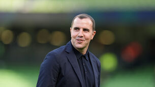 <p>BACK IN: John O'Shea ahead of an international friendly.</p>