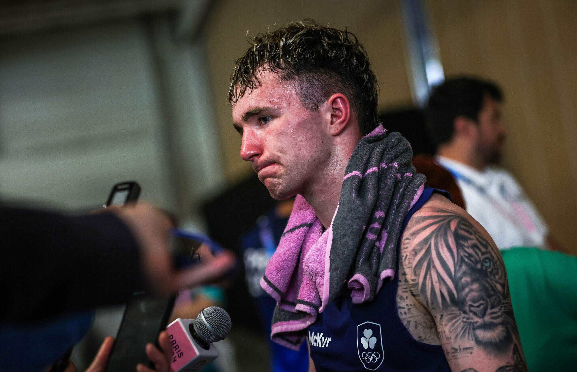Dean Clancy distraught after losing first Olympic bout to split decision