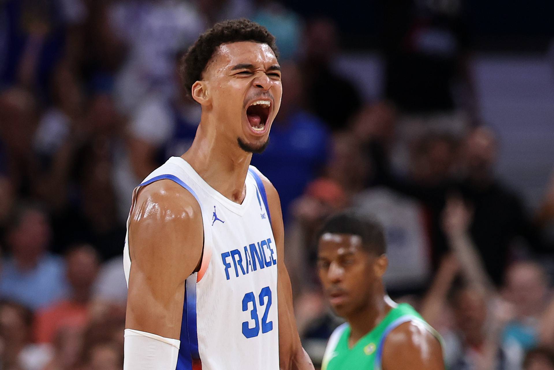 Wemby fever: France’s 7ft 4in basketball star Victor Wenbanyama puts on show in opening win
