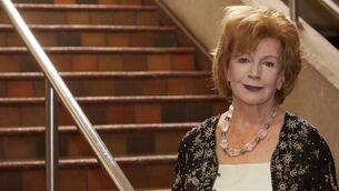 <p>Author Edna O'Brien at a panel discussion at University College Cork. Picture: Neil Danton.</p>