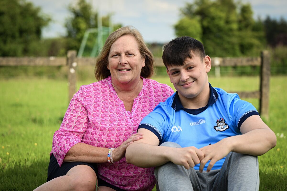 Ger and Kieran Harkins pictured at their home near Mallow. Picture: Chani Anderson