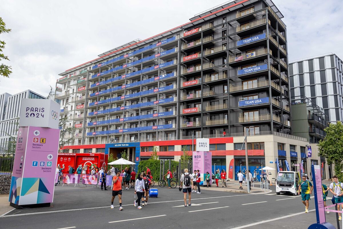A view of the USA team accommodation in the Olympic Village. Picture: INPHO/Morgan Treacy A view of the USA team accommodation in the Olympic Village. Picture: INPHO/Morgan Treacy