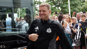 Newcastle boss Eddie Howe says he has had no contact with the Football Association over the vacant England manager’s job (Scott Heppell/PA)