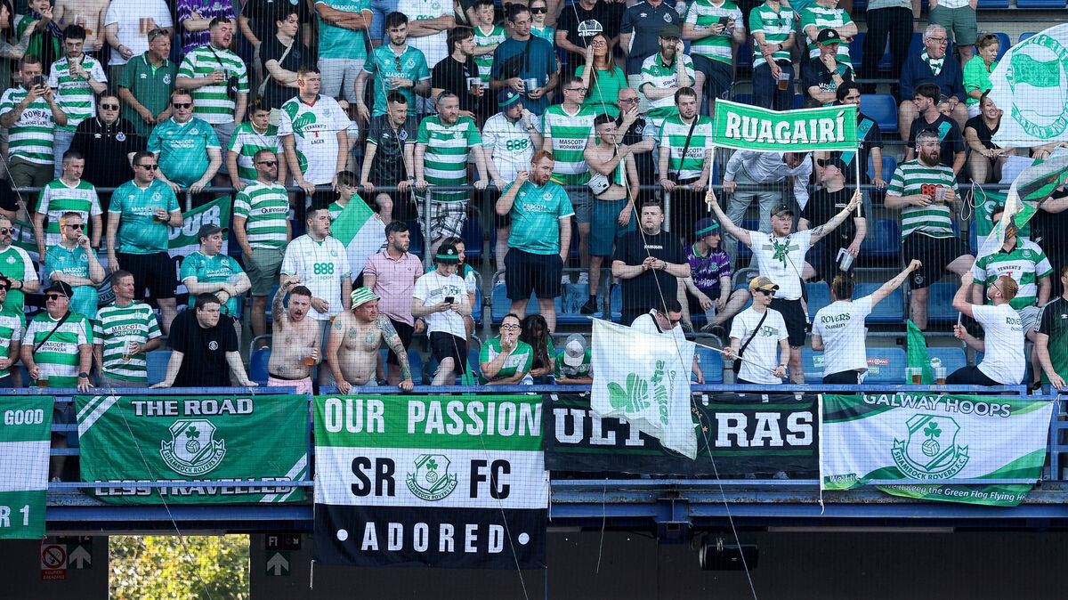 Shamrock Rovers fans in Prague. Pic: ©INPHO/Aleksandar Djorovic Shamrock Rovers fans in Prague. Pic: ©INPHO/Aleksandar Djorovic