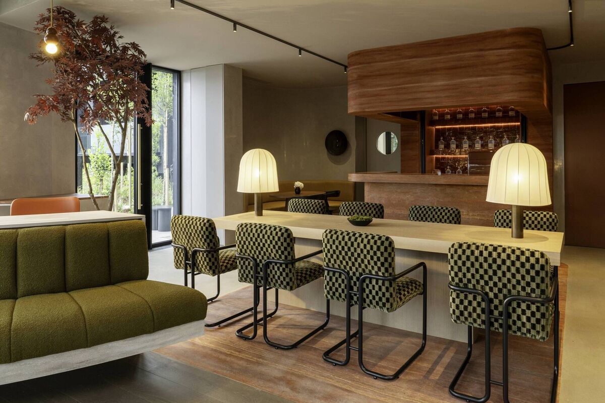 The seating area at the Clubhouse The seating area at the Clubhouse