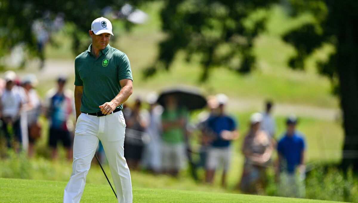 IN CONTENTION: Rory McIlroy during round 1 of the men's golf singles at Le Golf National. Picture: Brendan Moran/Sportsfile