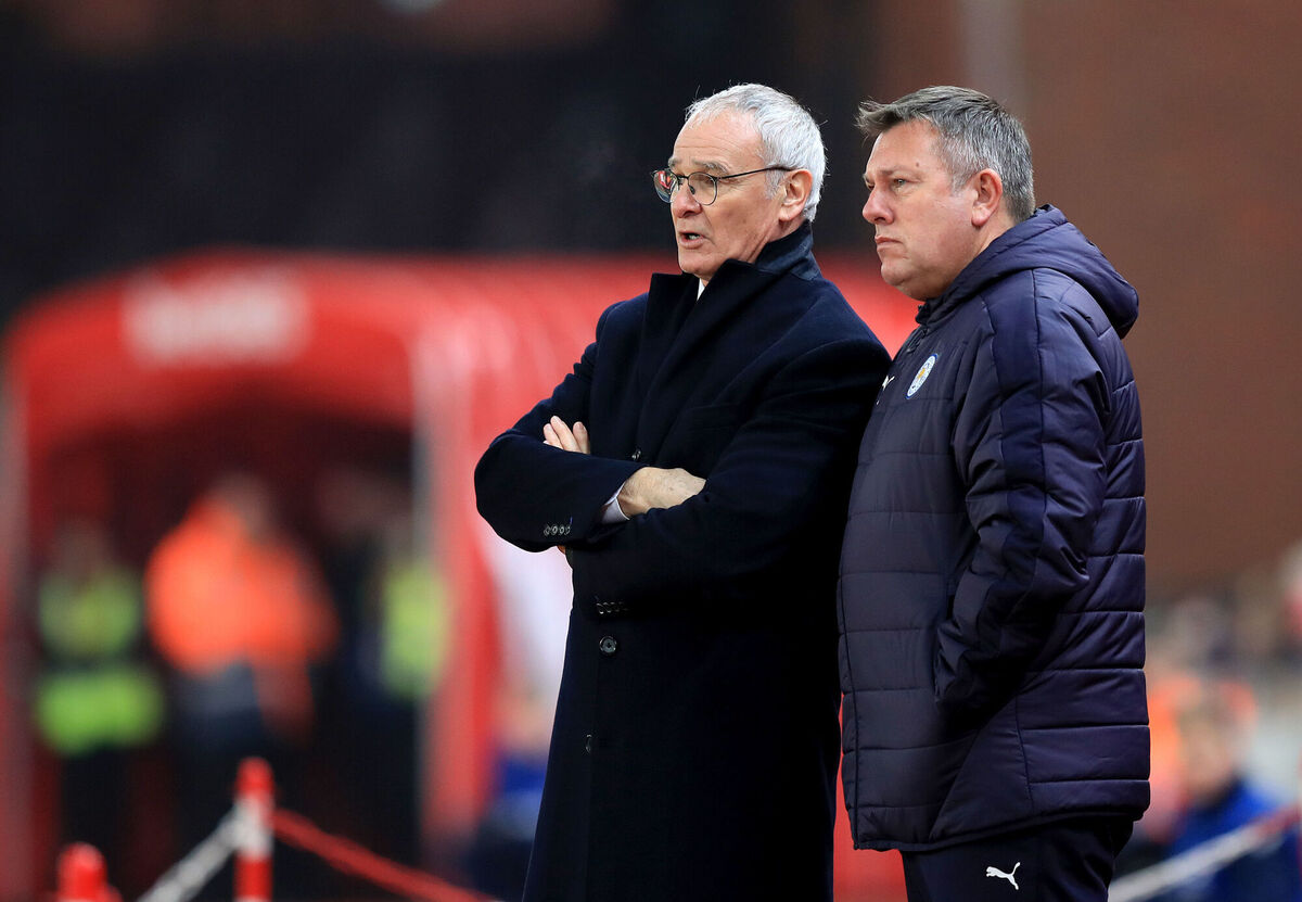 File photo dated 17-12-2016 of Leicester City manager Claudio Ranieri (left) and assistant manager Craig Shakespeare. Photo: ike Egerton/PA Wire.