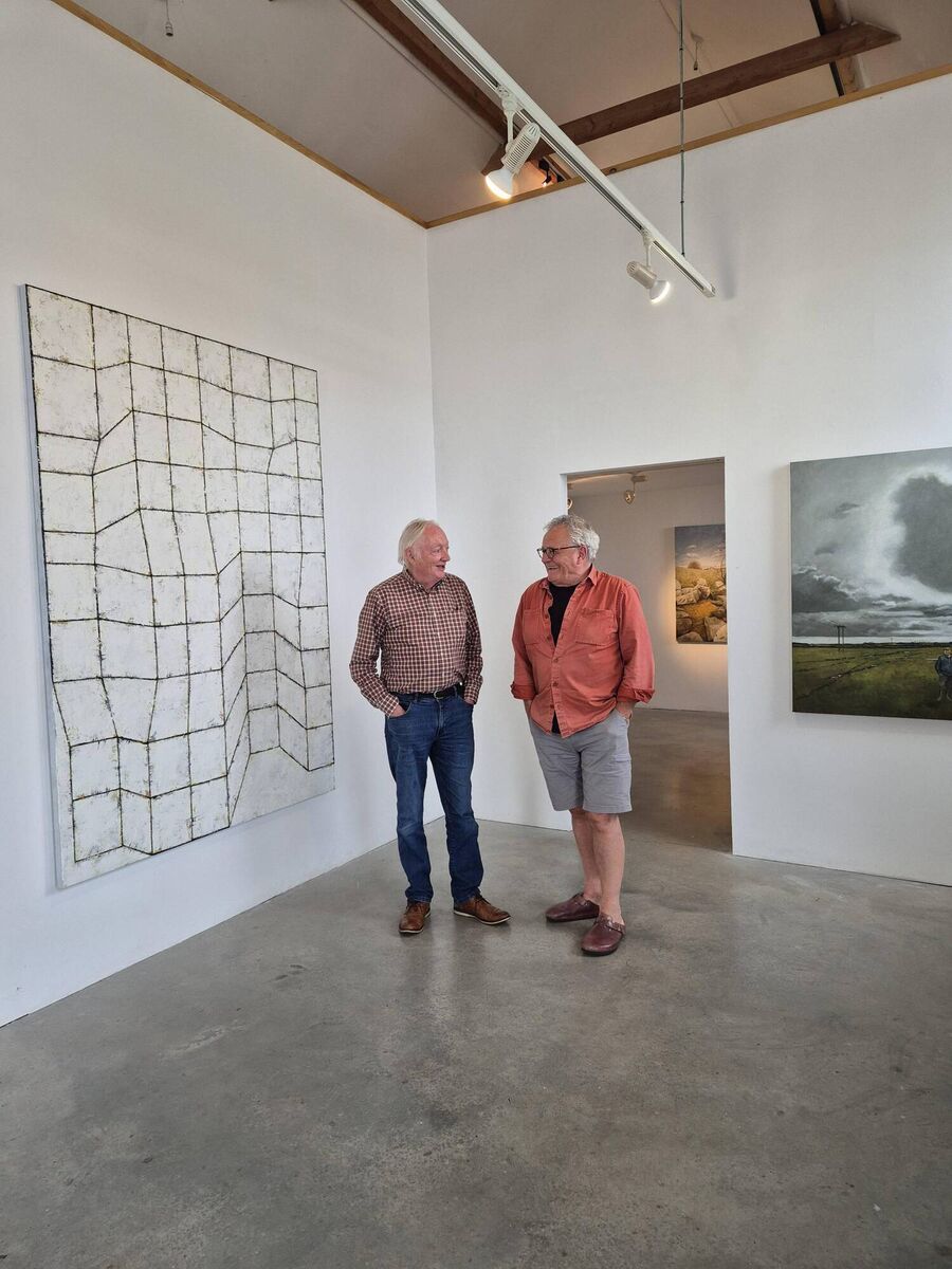 Martin Gale and Charles Tyrrell in Castletownbere. Martin Gale and Charles Tyrrell in Castletownbere.