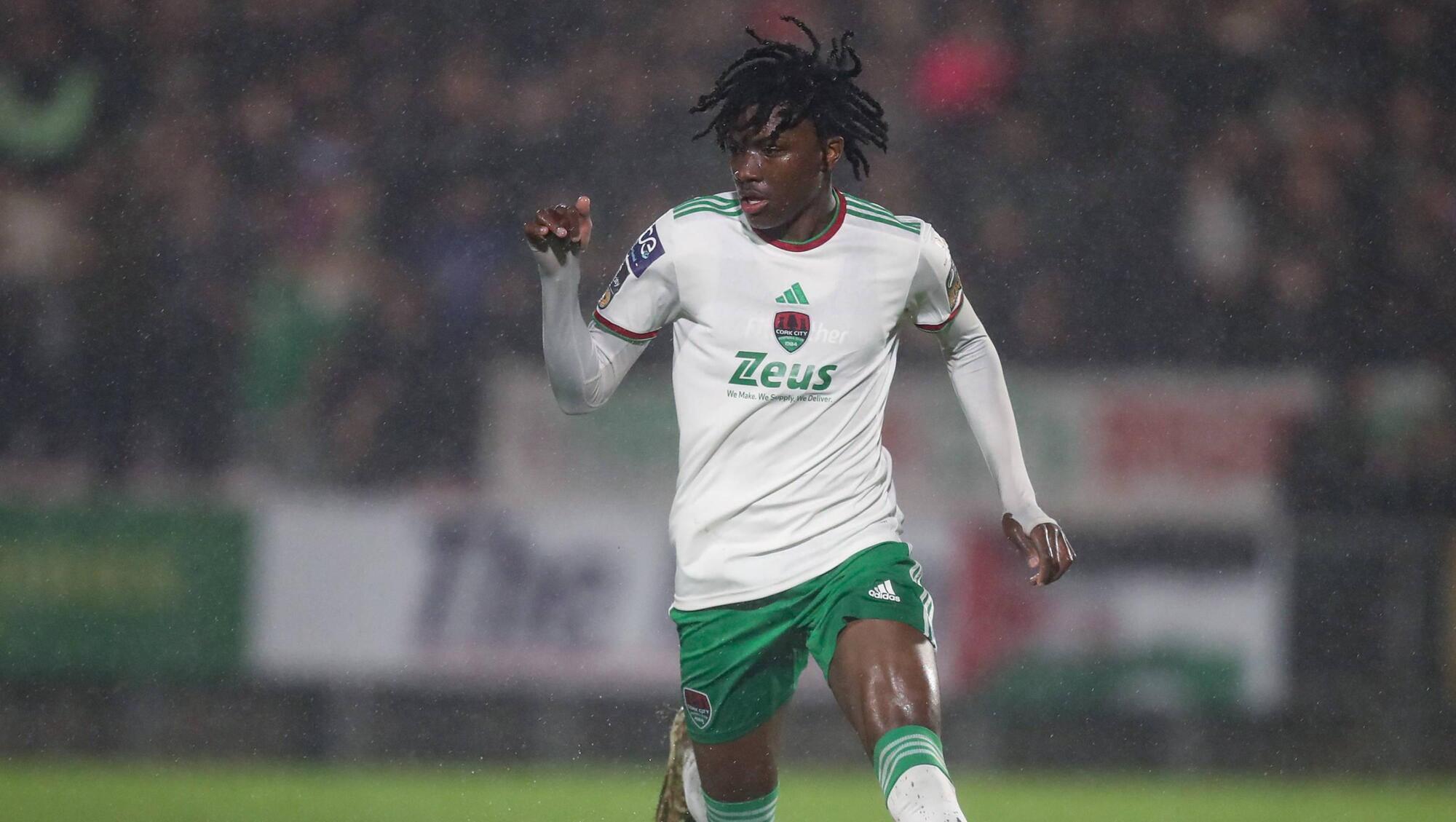 Jaden Umeh to leave Cork City as he signs with Benfica 