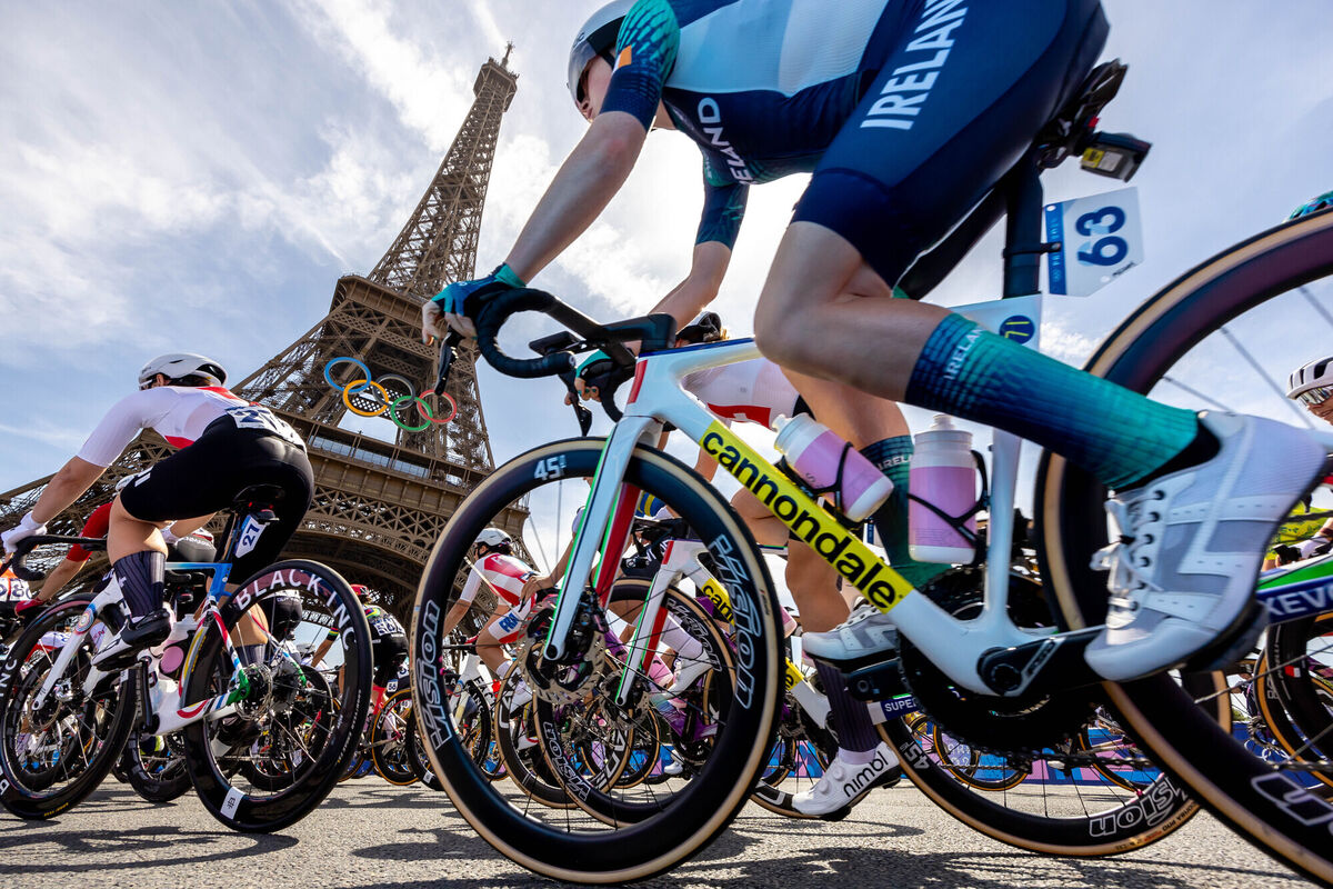 Ireland’s Megan Armitage at the start of the road race. Pic ©INPHO/Morgan Treacy Ireland’s Megan Armitage at the start of the road race. Pic ©INPHO/Morgan Treacy
