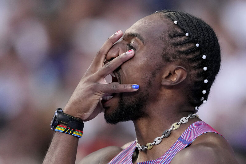 Noah Lyles of the United States. Picture: AP Photo/Bernat Armangue