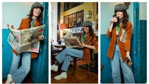 <p>Annmarie O'Connor tries the TikTok aesthetic in Cork. Pictures: Miki Barlok. Hair: Callum O’Donovan @ The Edge, Cork</p>
