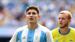<p>TRANSFER NEWS: Julián Álvarez has played for Argentina at the Copa América and Olympics this summer.</p>