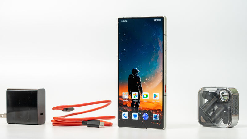 RedMagic 9S Pro has a 6.8-inch OLED display with a 93.7% screen-to-body ratio. Picture: Noel Campion.
