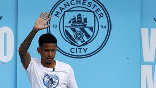 <p>INTO THE BLUE: Savinho is a big-money capture for Manchester City. Pic: Richard Sellers/PA</p>