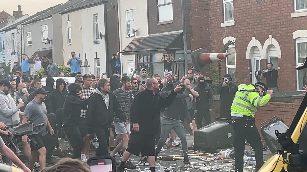 The engineered anger online spilled over into the real world when rioters targeted and dispersed a Southport vigil being held for the children killed in a knife attack during a Taylor Swift event at a dance school.