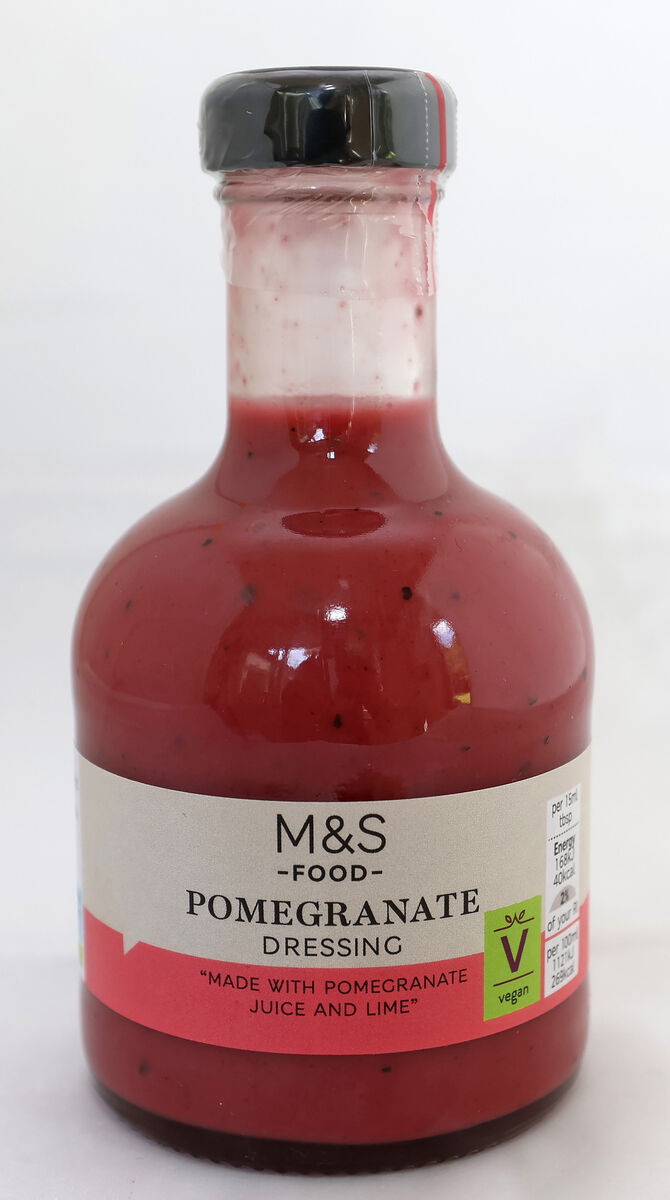  M&amp;S Pomegranate Dressing. Picture: Jim Coughlan.