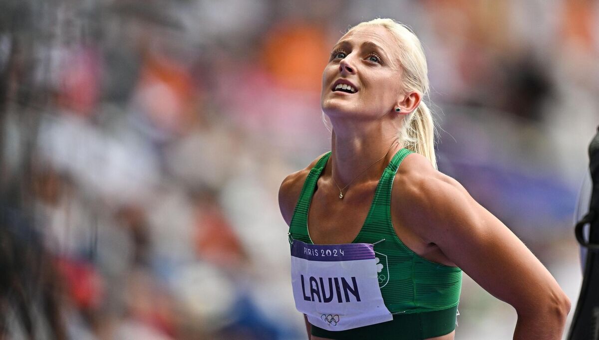IMMENSELY PROUD: Ireland's Sarah Lavin looks to the big screen after her 100m hurdles semi-final. Photo by Sam Barnes/Sportsfile IMMENSELY PROUD: Ireland's Sarah Lavin looks to the big screen after her 100m hurdles semi-final. Photo by Sam Barnes/Sportsfile