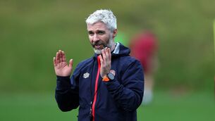 <p>LINED UP: Aled Walters in his job as the England head of strength and conditioning. (Photo by David Rogers/Getty Images)</p>