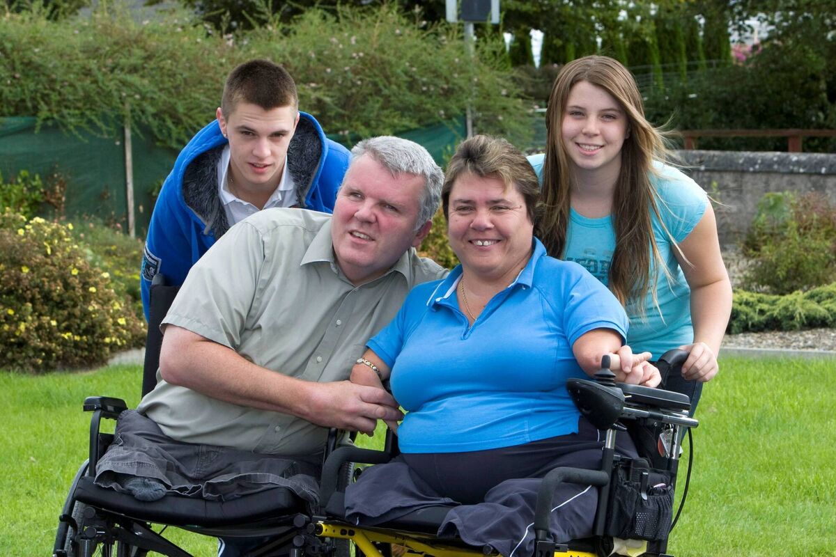 Eugene and Leigh Gath with their children Karl and Aisling. Picture Liam Burke/Press 22 Eugene and Leigh Gath with their children Karl and Aisling. Picture Liam Burke/Press 22