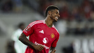 <p>Marcus Rashford looked “sharp” on the pre-season tour, according to Erik ten Hag (AP Photo/Derrick Tuskan)</p>