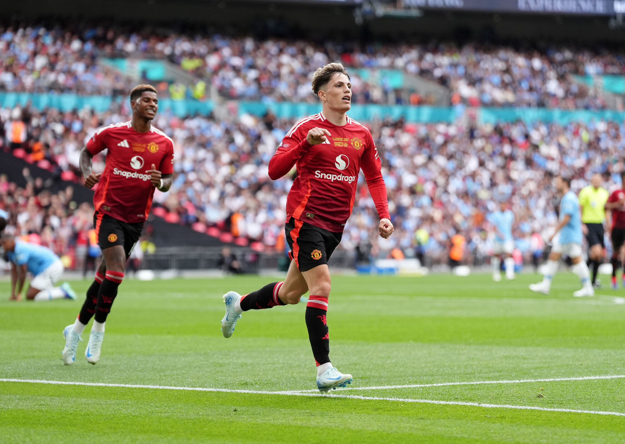Community Shield pointers: Garnacho and City kids the Wembley standouts