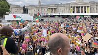 "Stand up to Racism" protest - London