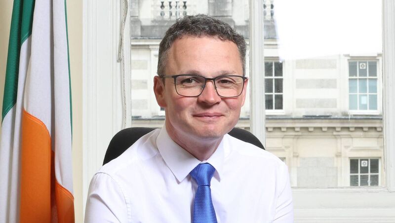 Patrick O'Donovan is confident that Fine Gael will return with more seats, especially in Munster, after the election. Picture: Sasko Lazrov/Photocall Ireland supplied by Department of Education Patrick O'Donovan is confident that Fine Gael will return with more seats, especially in Munster, after the election. Picture: Sasko Lazrov/Photocall Ireland supplied by Department of Education