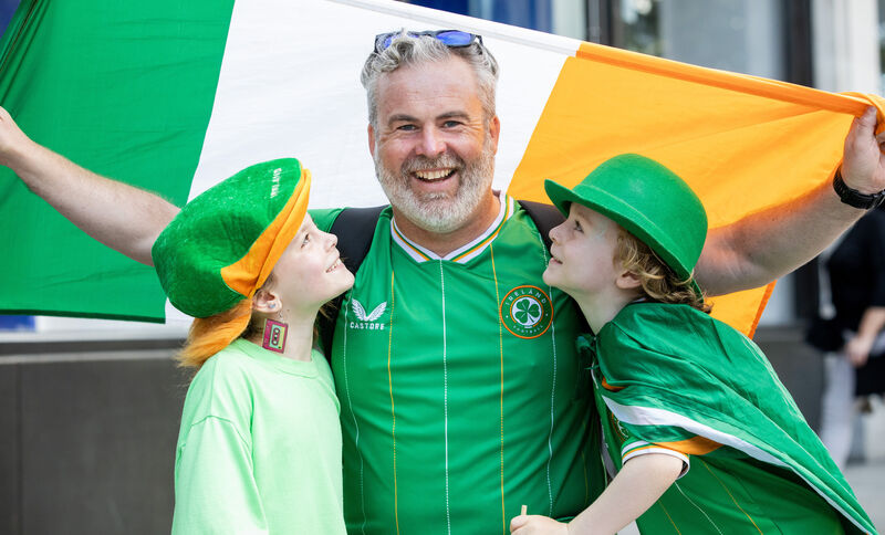 (Left to right) Isabel Connor, Joey Connor and Finn Connor at the official homecoming for the Irish Olympic team on O'Connell Street, Dublin. Photo: Gareth Chaney (Left to right) Isabel Connor, Joey Connor and Finn Connor at the official homecoming for the Irish Olympic team on O'Connell Street, Dublin. Photo: Gareth Chaney