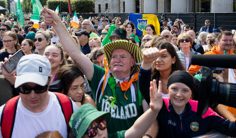Fans came from all corners of the country to cheer on their Olympic heroes. Photo: Gareth Chaney Fans came from all corners of the country to cheer on their Olympic heroes. Photo: Gareth Chaney