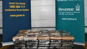 <p>€10.5m worth of cocaine, seized at Dublin Port</p> <p>€10.5m worth of cocaine, seized at Dublin Port</p>