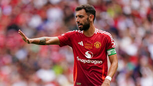 Bruno Fernandes has signed a new deal at Manchester United (Zac Goodwin/PA)