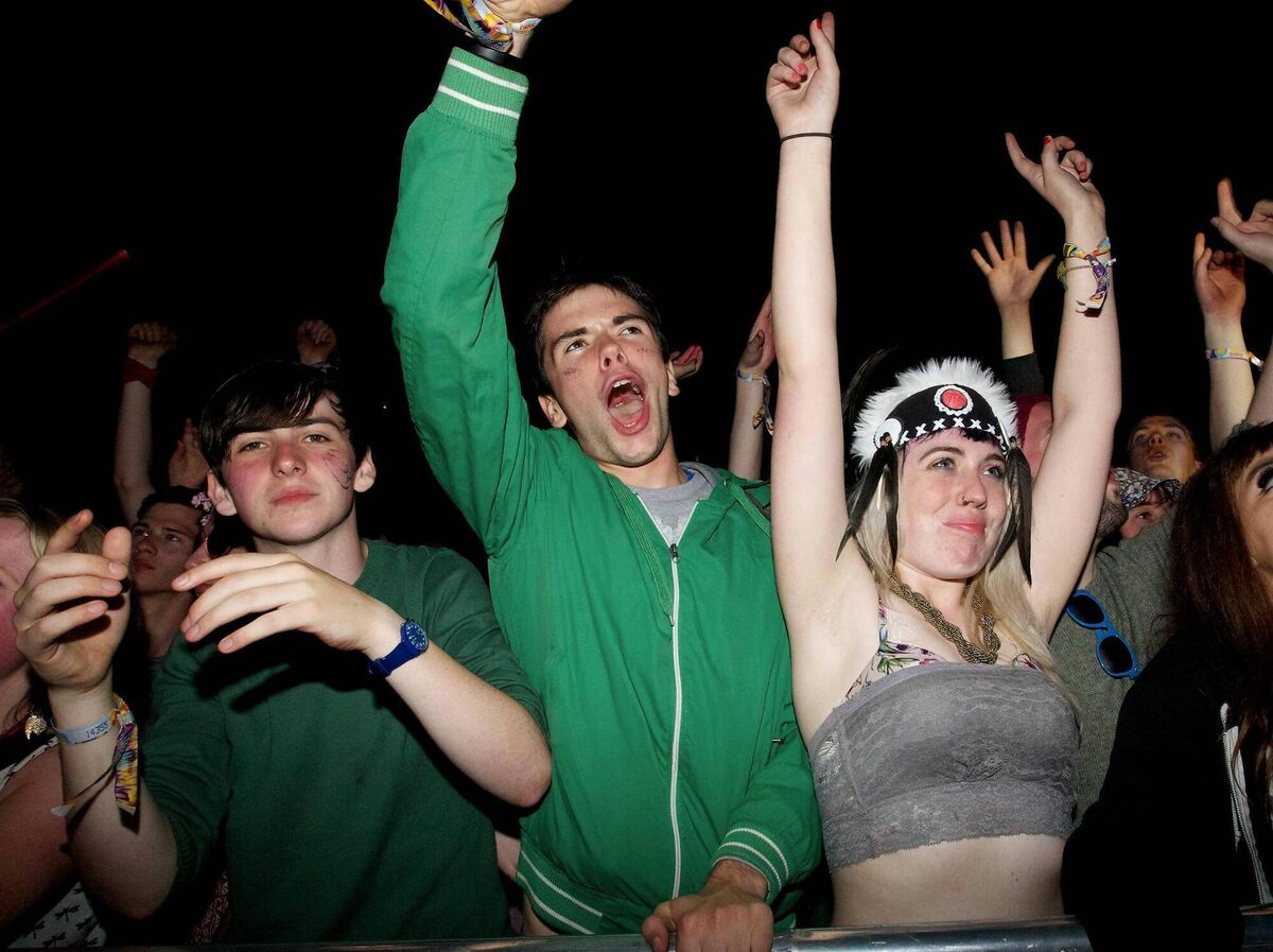 Fans enjoy Grimes at Electric Picnic 2012. Picture: Collins Fans enjoy Grimes at Electric Picnic 2012. Picture: Collins