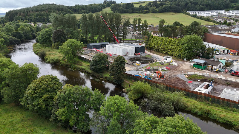 The waste water treatment plant next to the River Sullane which flows through Macroom, Co Cork. Picture: Dan Linehan The waste water treatment plant next to the River Sullane which flows through Macroom, Co Cork. Picture: Dan Linehan