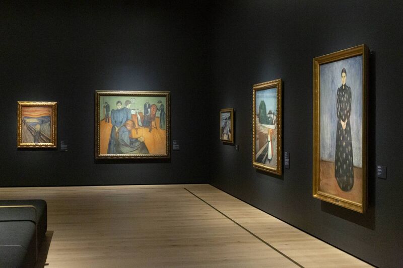 Munch's The Scream in The Munch Room. Pic: Didrick Stenersen